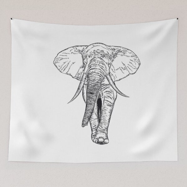 Item preview, Painted elephant designed and sold by PavelSelikov.