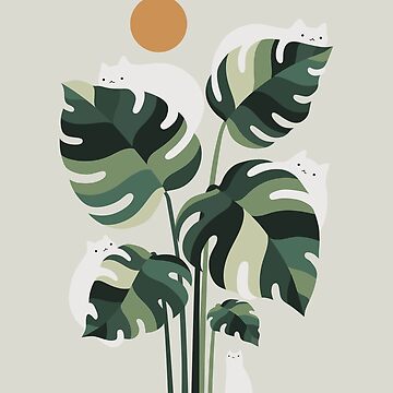 Artwork thumbnail, Cat and Plant 11 by ilovedoodle