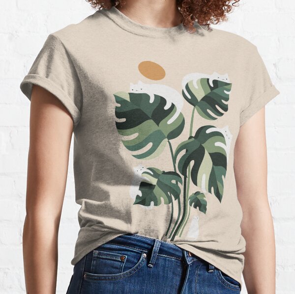 Cat and Plant 11 Classic T-Shirt