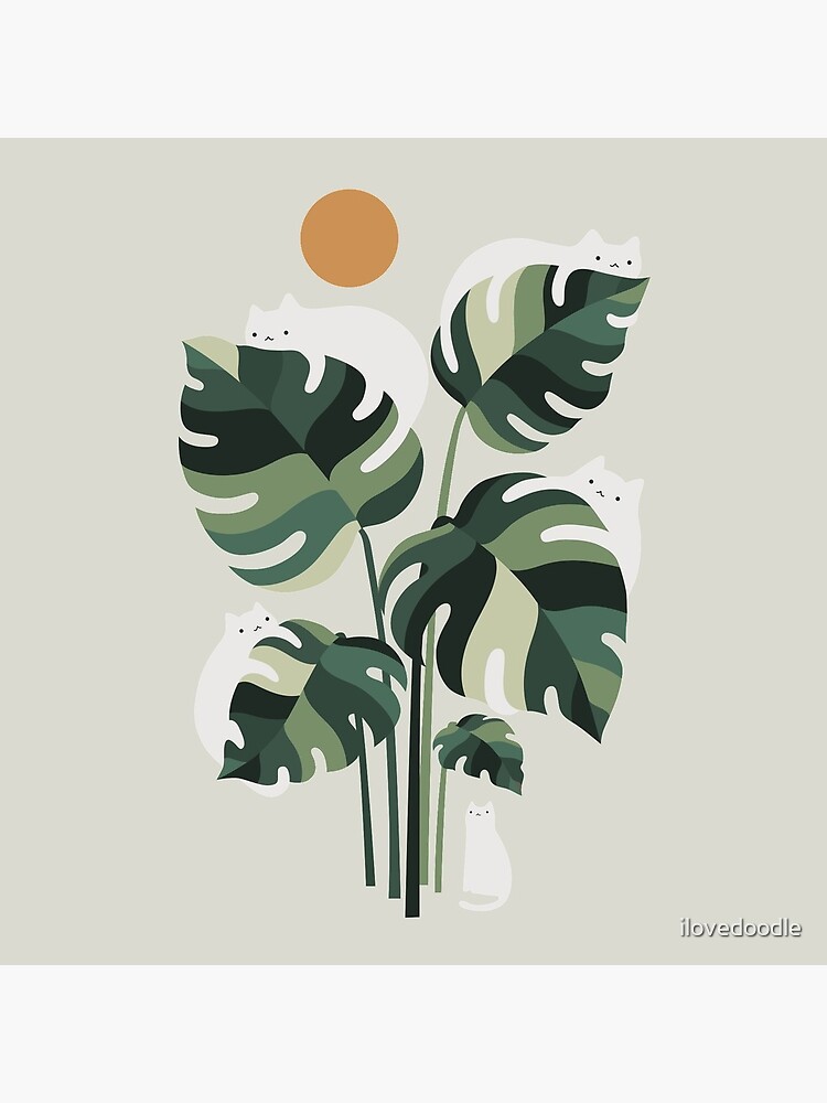 Cat and Plant 11 by ilovedoodle