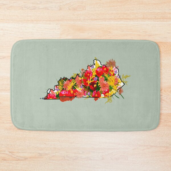 Item preview, Kentucky home outline with state flower giant goldenrod designed and sold by girljohnny.