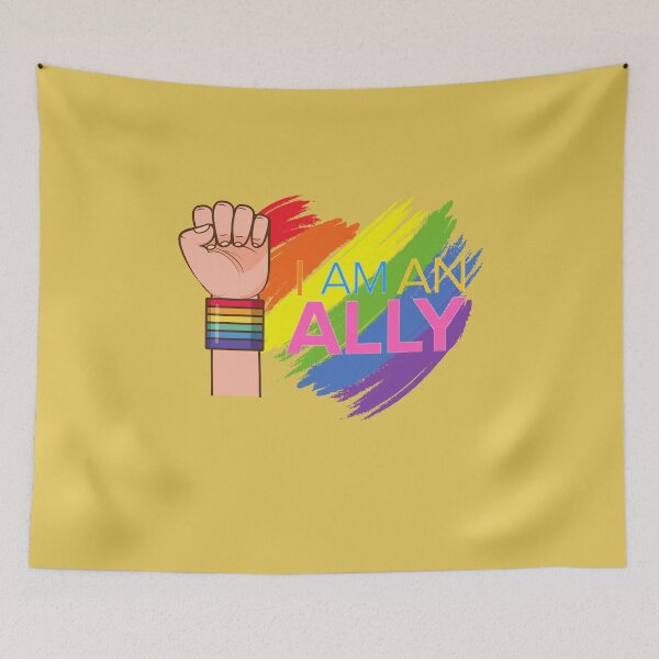 Item preview, LGBTQ I Am An Ally  designed and sold by Avienz1.