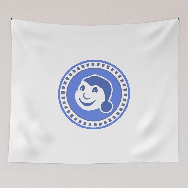 Aperçu de l'œuvre Bonhomme Carnaval Québec Bleu créée et vendue par ArtofDissent.