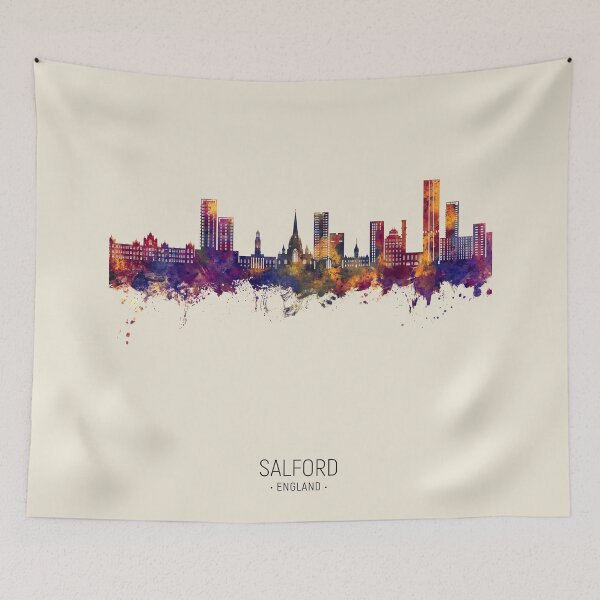 Item preview, Salford England Skyline designed and sold by ArtPrints.