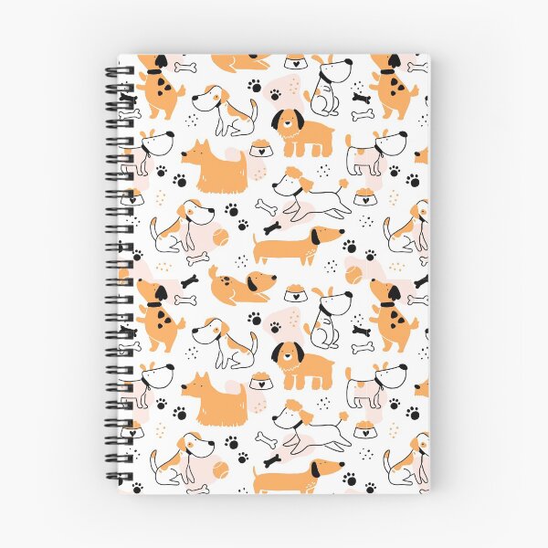 Item preview, Seamless Pattern Of Cute Dogs, Simple Colorful Design designed and sold by PandaSoul.