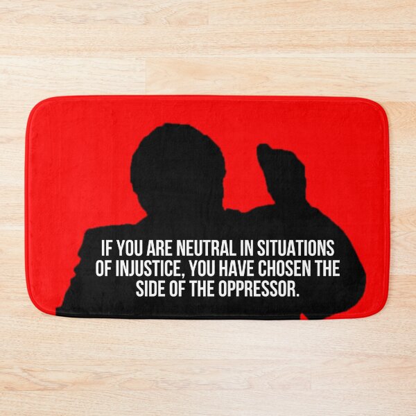 Item preview, Desmond Tutu: "If You Are Neutral" Quote designed and sold by RevolutionInPaint.