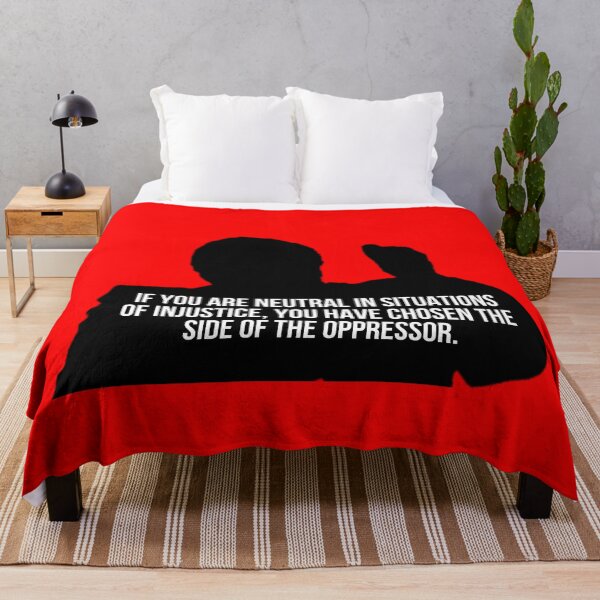 Item preview, Desmond Tutu: "If You Are Neutral" Quote designed and sold by RevolutionInPaint.