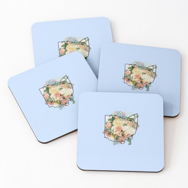 Item preview, Ohio home outline filled with the state flower, red carnations  designed and sold by girljohnny.