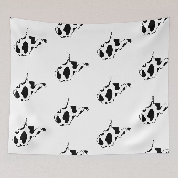 Item preview, Cow Print West Virginia designed and sold by moxsto.