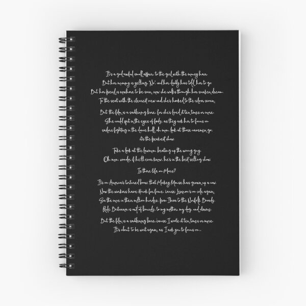 Item preview, Life on Mars - David Bowie (lyrics) designed and sold by x1brett.
