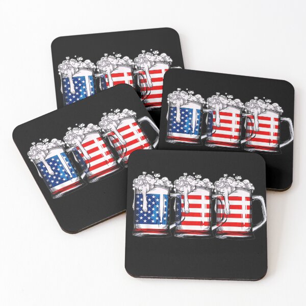 Item preview, American Flag Beer Mug (bb) designed and sold by Amon Ferg.