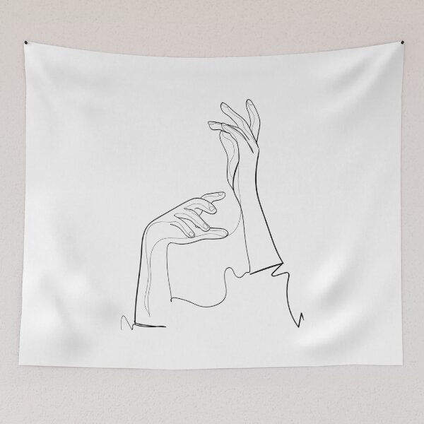 Item preview, Hands Outline Illustration designed and sold by ebzil studio.