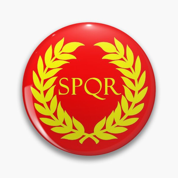Item preview, Ancient Rome SPQR emblem red and yellow designed and sold by Jason Abdale.