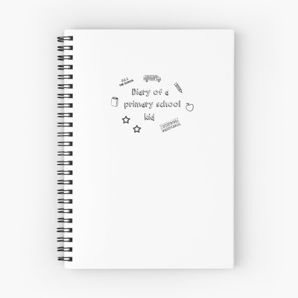 Item preview, Diary of a primary school kid designed and sold by knewmanfitness.
