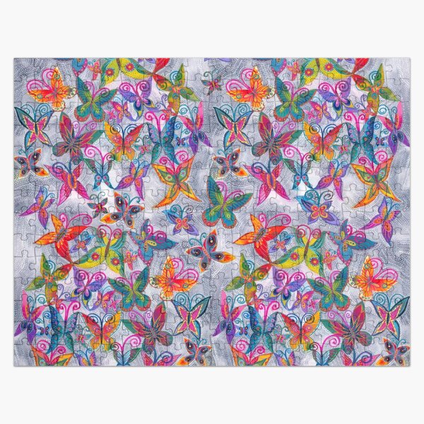 Kaleidoscope of Butterflies Celebration Jigsaw Puzzle
