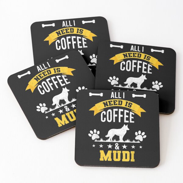 Item preview, I Need Coffee And Mudi Dog Lover  designed and sold by avareid3.