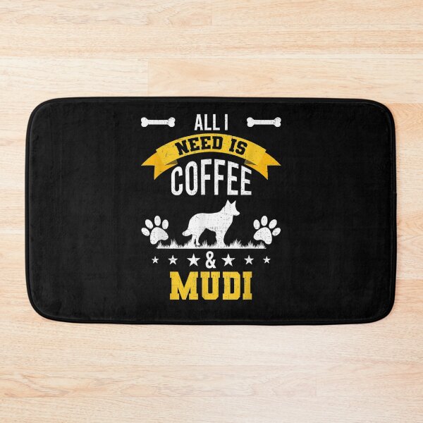 Item preview, I Need Coffee And Mudi Dog Lover  designed and sold by avareid3.