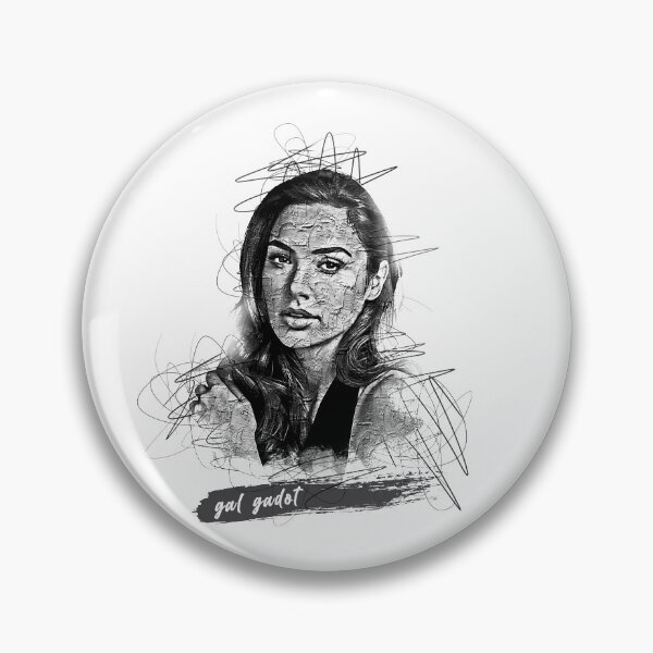 Item preview, Gal Gadot Abstract Sketch Art, Gal Gadot designed and sold by graphic-genie.