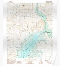 USGS TOPO Map Arizona AZ Artillery Peak 310325 1990 24000 Poster