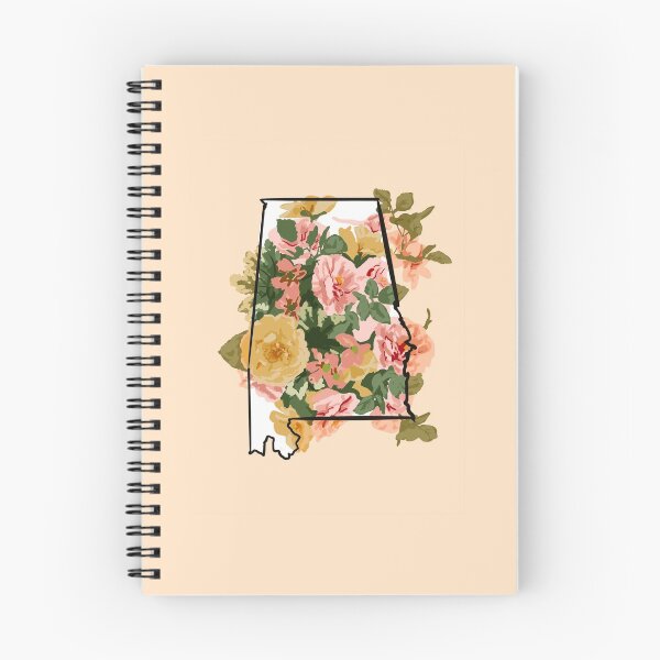 Item preview, Alabama home outline with the state flower, camellia designed and sold by girljohnny.