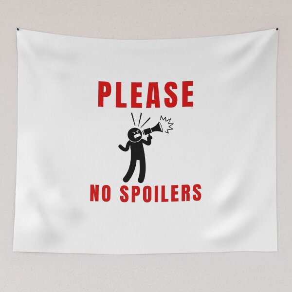 Item preview, Please No Spoilers designed and sold by Chanchane Store.