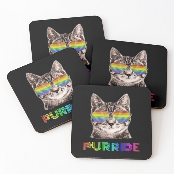 Item preview, Funny Cat Purride Lgbt Pride designed and sold by DominicIHolland.