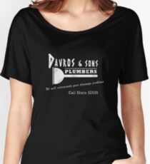 Davros and sons, plumbers... (aged) Women's Relaxed Fit T-Shirt
