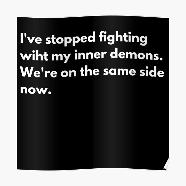 My Inner Demons Posters | Redbubble