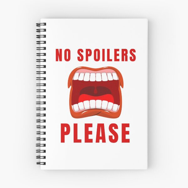 Item preview, Please No Spoilers designed and sold by Chanchane Store.