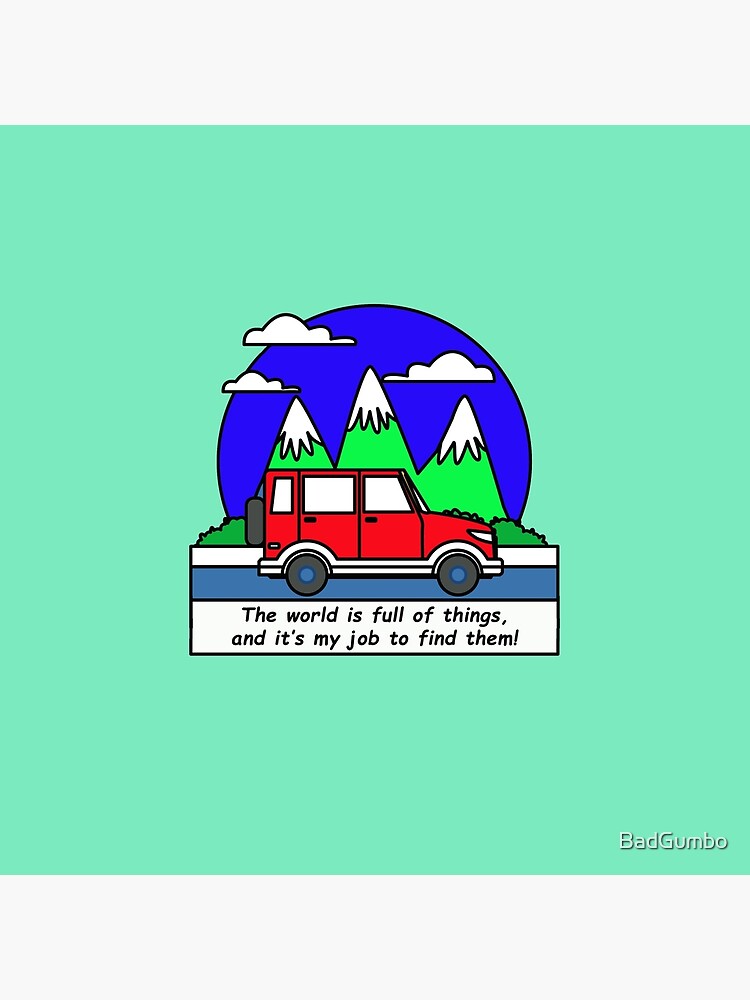 Thumbnail 2 of 2, Tote Bag, The world is full of things! designed and sold by BadGumbo.
