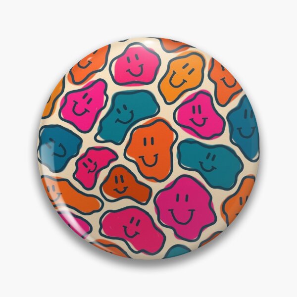 Item preview, Colorful smiley faces designed and sold by Kcskreations.