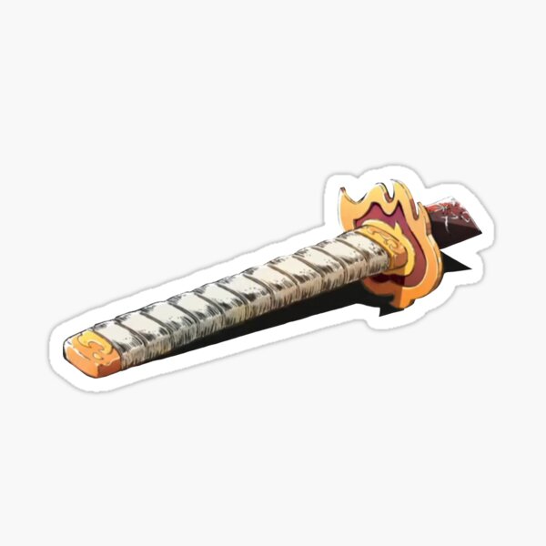 Kyojuro Rengoku Sword Stickers Redbubble