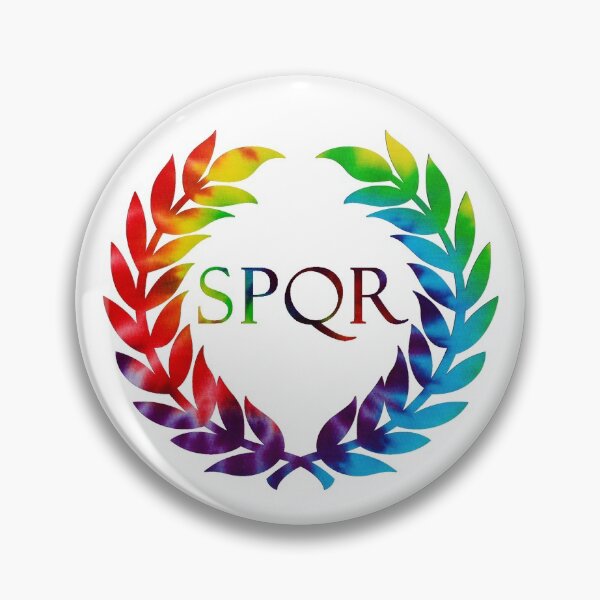 Item preview, Ancient Rome SPQR emblem tie-dyed designed and sold by Jason Abdale.
