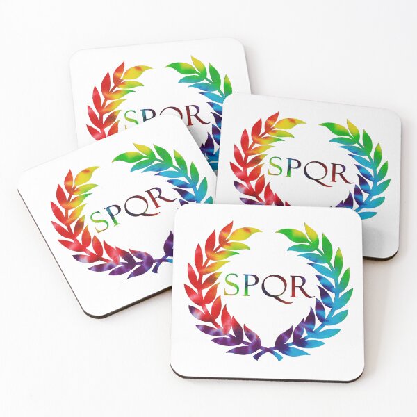 Item preview, Ancient Rome SPQR emblem tie-dyed designed and sold by Jason Abdale.