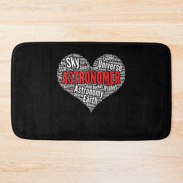 Item preview, Astronomy Lover Heart Shape Future Astronomer Word Cloud  designed and sold by avareid3.