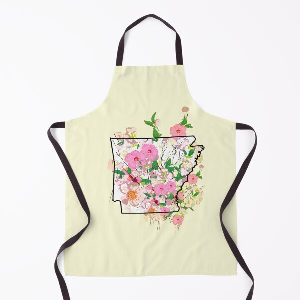 Item preview, Arkansas home outline apple blossom state flower designed and sold by girljohnny.