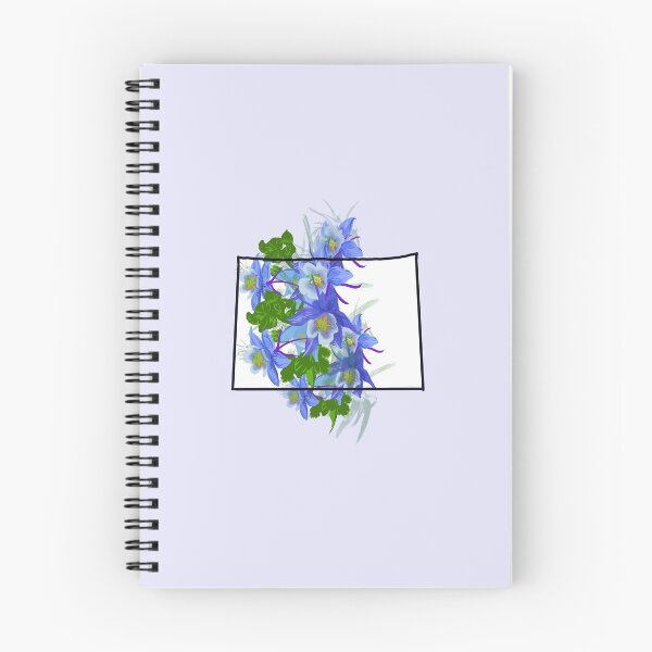 Item preview, Colorado home outline with state flower columbine  designed and sold by girljohnny.