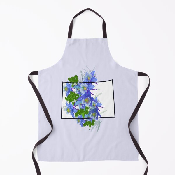 Item preview, Colorado home outline with state flower columbine designed and sold by girljohnny.