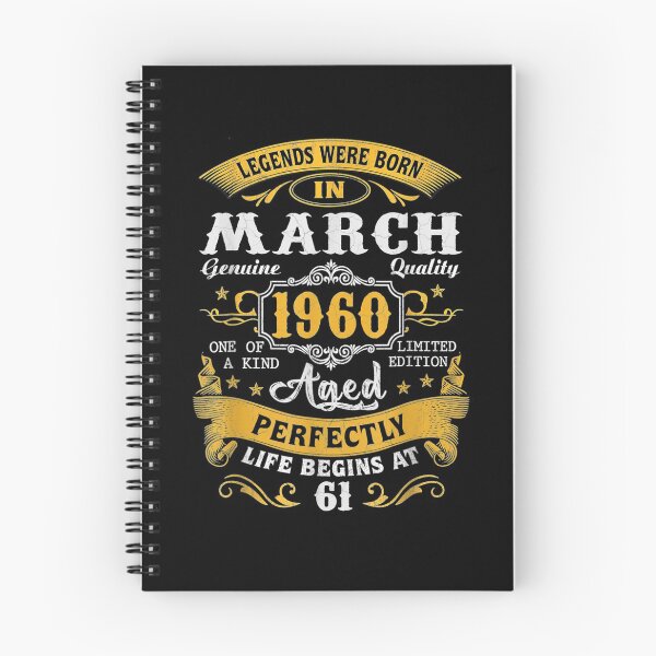 Item preview, Legends Were Born In March 1960 61st Birthday Gifts  designed and sold by avareid3.