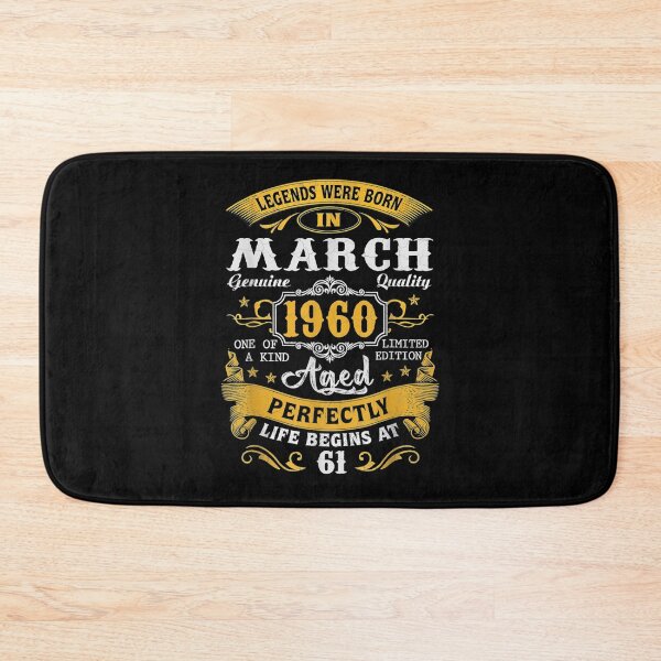 Item preview, Legends Were Born In March 1960 61st Birthday Gifts  designed and sold by avareid3.