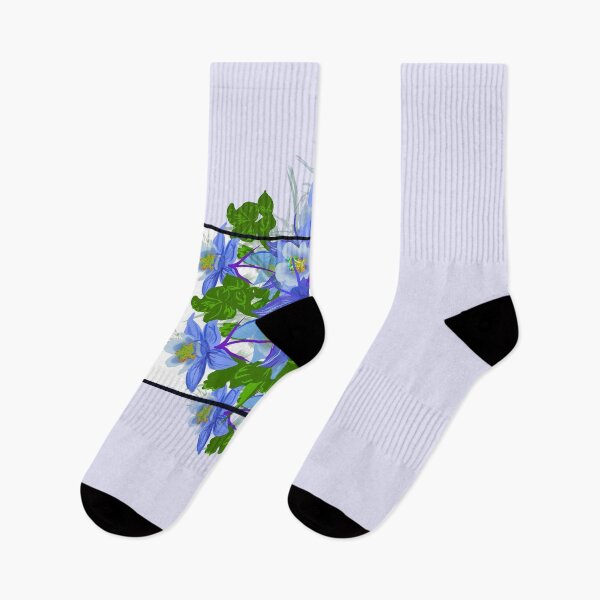 Item preview, Colorado home outline with state flower columbine  designed and sold by girljohnny.