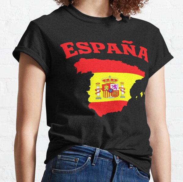 Item preview, Spain Espana Flag Map designed and sold by emeksedesign.