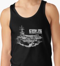 Aircraft carrier Ronald Reagan Men's Tank Top