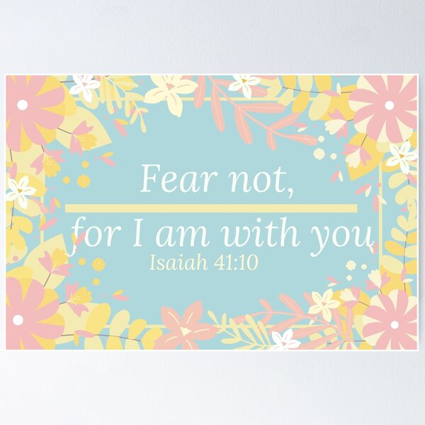 Item preview, Fear not for I am with you. Isaiah 41:10, Bible verse mask, Christian mask, Covid mask designed and sold by Eunoia-ikigai.