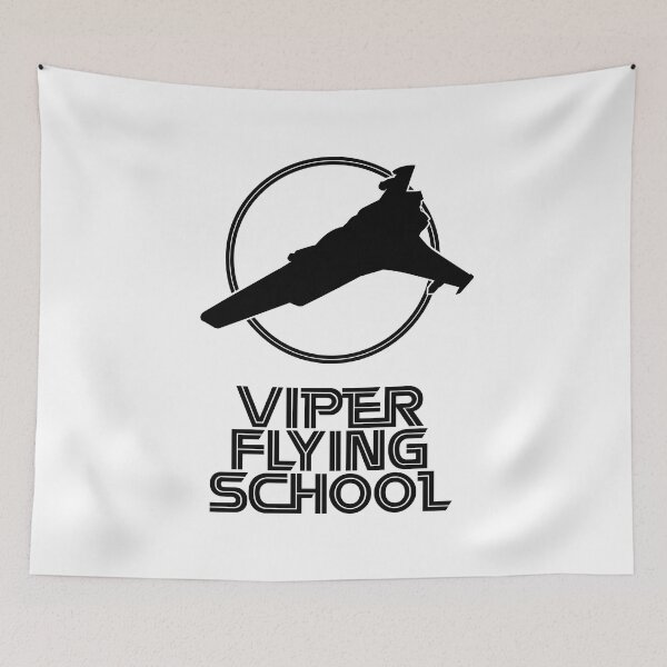 Item preview, Viper Flying School Sci-Fi Battlestar Inspired Pilot Design designed and sold by yisela.