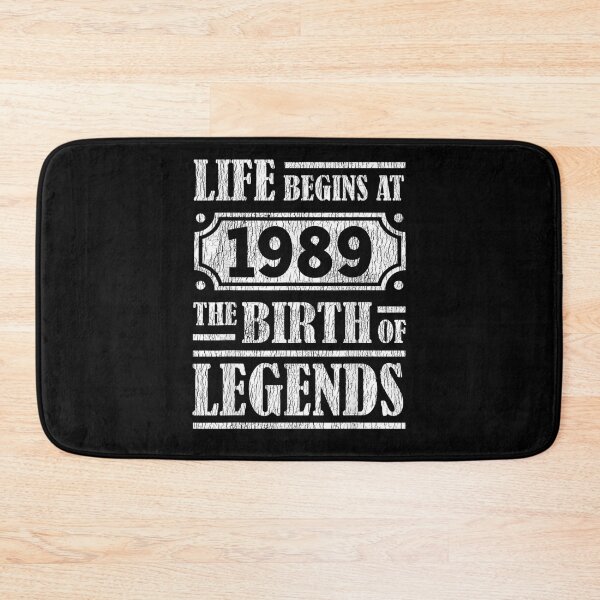 Item preview, 32nd Birthday Life Begins 1989 Birth Of Legends Vintage Bday  designed and sold by avareid3.