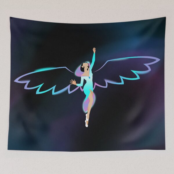 Item preview, Katy Perry Cry About It Later Rihanna Wings Logo Colorful Black Background designed and sold by cryaboutitnow.