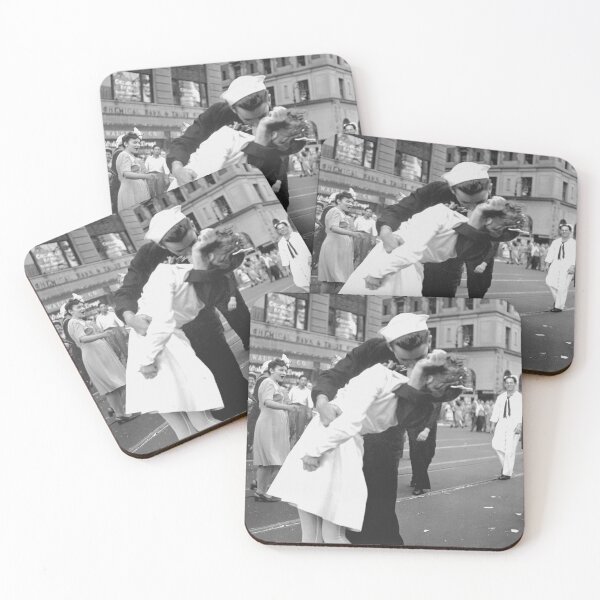 Item preview, Kissing the War Goodbye, nurse and sailor love designed and sold by Delphimages Art.