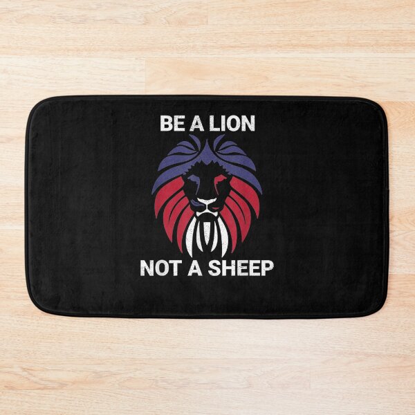 Item preview, Be A Lion Not A Sheep Patriotic Usa American Men Women  designed and sold by avareid3.