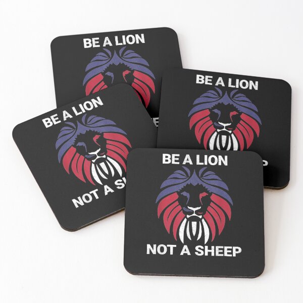 Item preview, Be A Lion Not A Sheep Patriotic Usa American Men Women  designed and sold by avareid3.